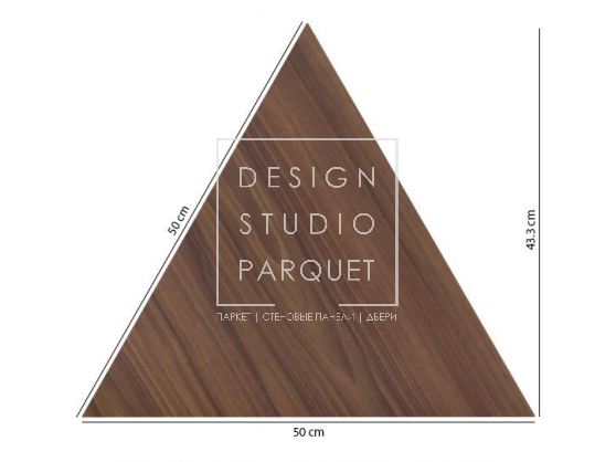 Дизайнерская виниловая плитка Forbo Flooring Systems Allura Form Triangle deep mahogany w69014